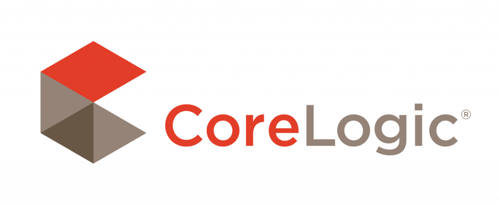 CoreLogic logo – Property data and analytics solutions.